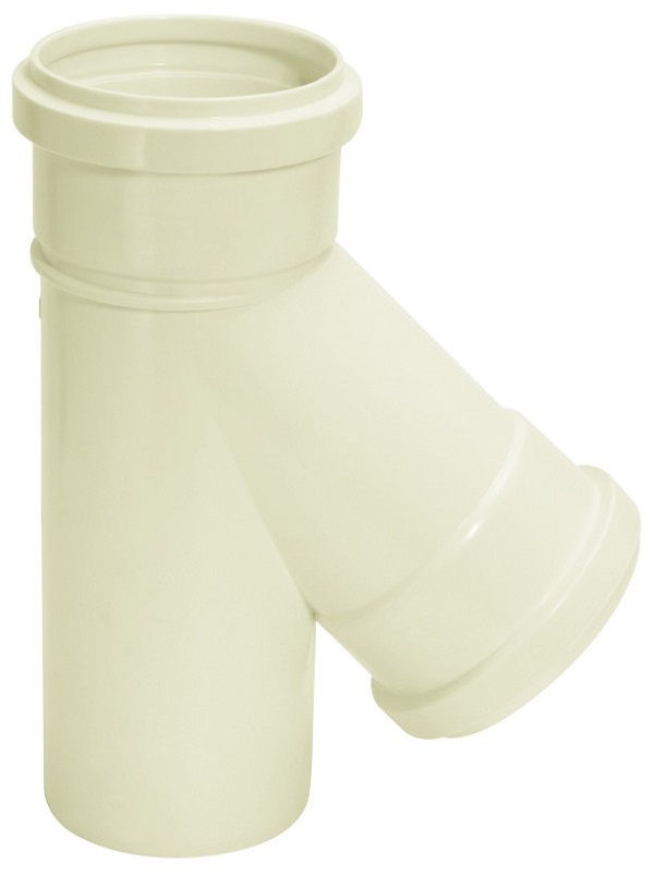 Junção Junção Invertida PVC 100 mm Classe 8 Branca Esgoto