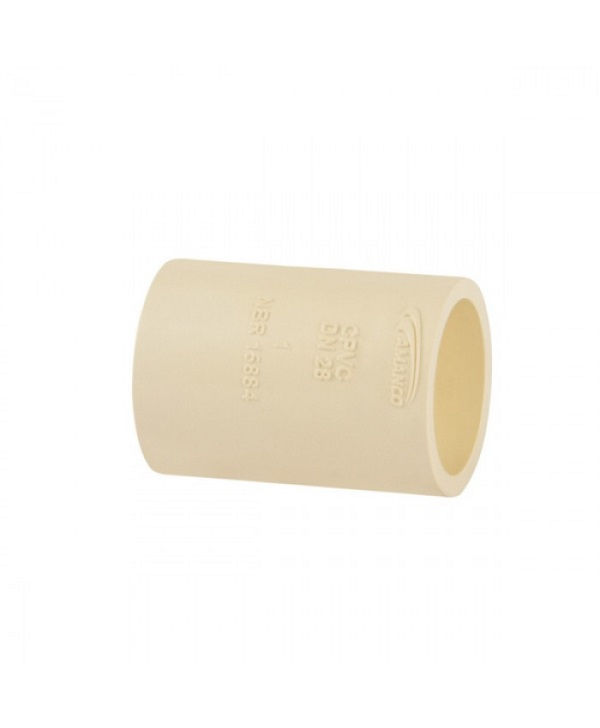 Luva Super CPVC Simples Soldável Fêmea/Fêmea 54 mm Ultratemp Flowguard Água Quente