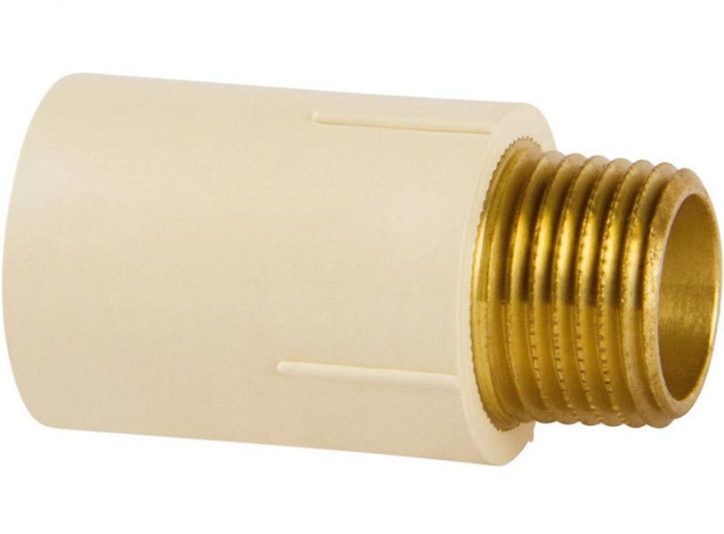 Conector Super CPVC Transição Soldável 54 mmX2" Ultratemp Flowguard Água Quente