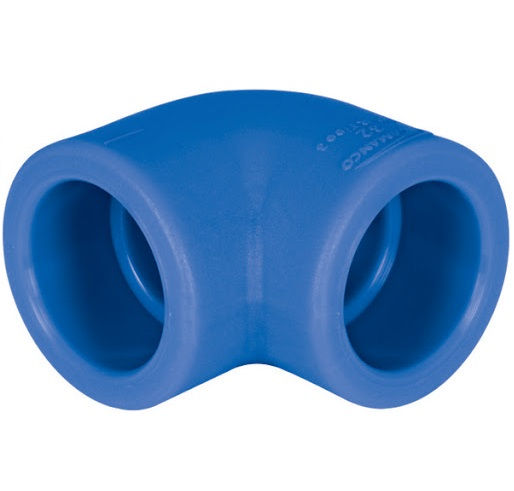 JOELHO 90G FEMEA/FEMEA 20MM INDUSTRIAL AZUL