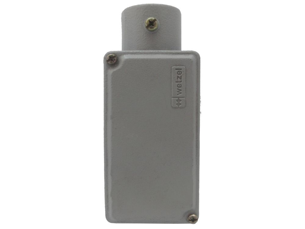 Condulete Alumínio Tipo ESR 3" sem Rosca com Tampa Cega sem Vedação Cinza