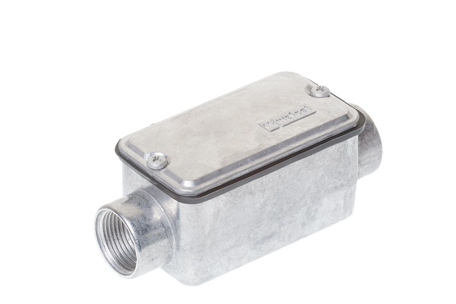 Condulete Alumínio Tipo e 3/4" sem Rosca sem Tampa sem Vedação sem Pintura IP20