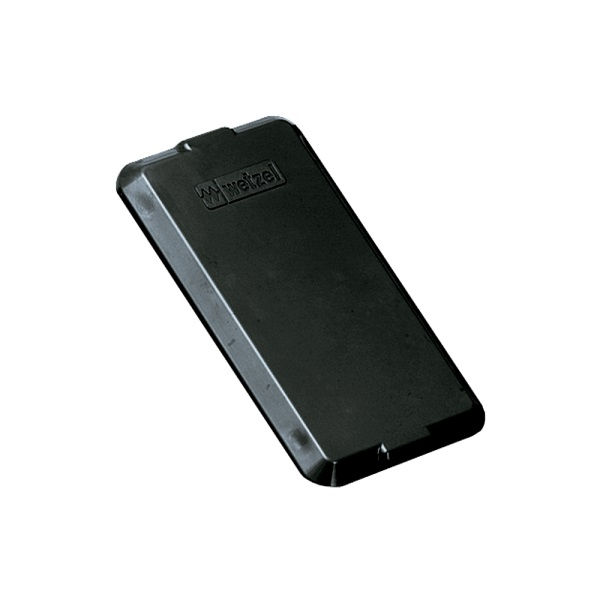 Tampa PVC Cega para Condulete Preta 1/2"-3/4" Fixação com Pressão