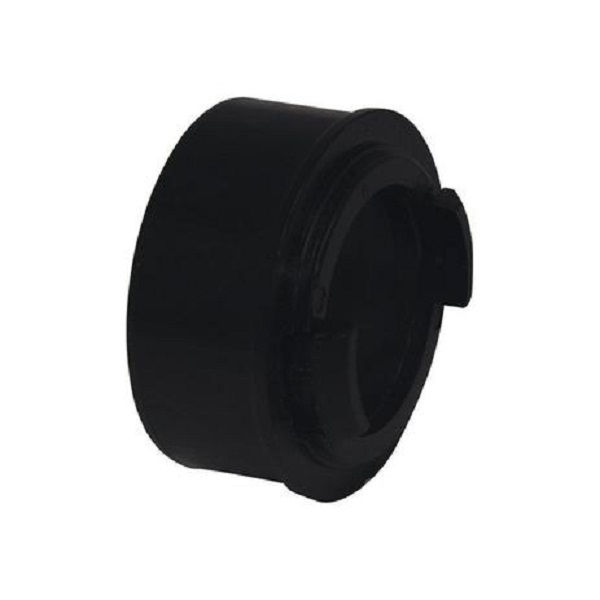Conector Adaptador PVC para Condulete Múltiplo 1" sem Rosca Preto para Saída 1/2"