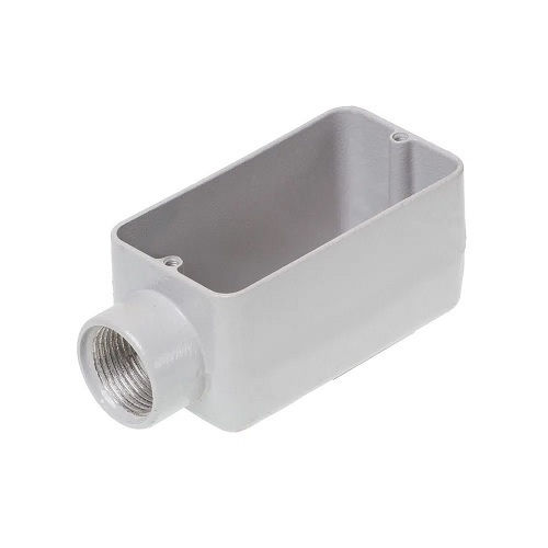 Condulete Alumínio Tipo e 3/4" com Rosca BSP sem Tampa sem Vedação sem Pintura