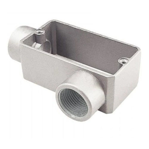 Condulete Alumínio Tipo LL 3/4" com Rosca BSP sem Tampa sem Vedação sem Pintura