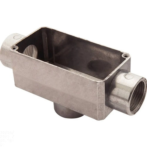 Condulete Alumínio Tipo TB 1" com Rosca BSP sem Tampa sem Vedação sem Pintura