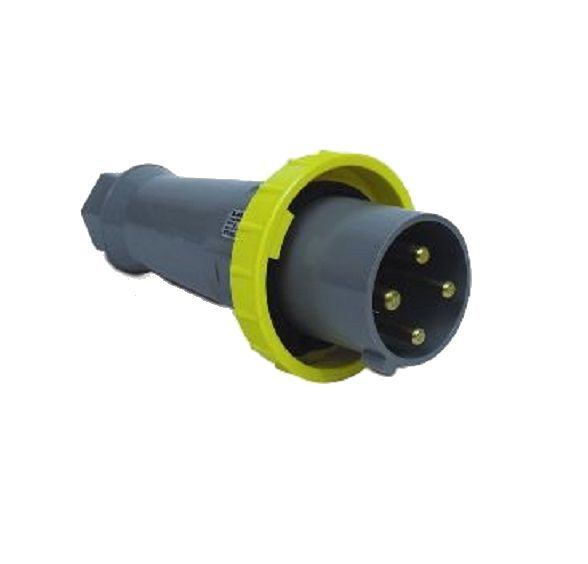 Plugue Industrial 3P+T+N 63A 220VCA Azul 9H Newkon IP67