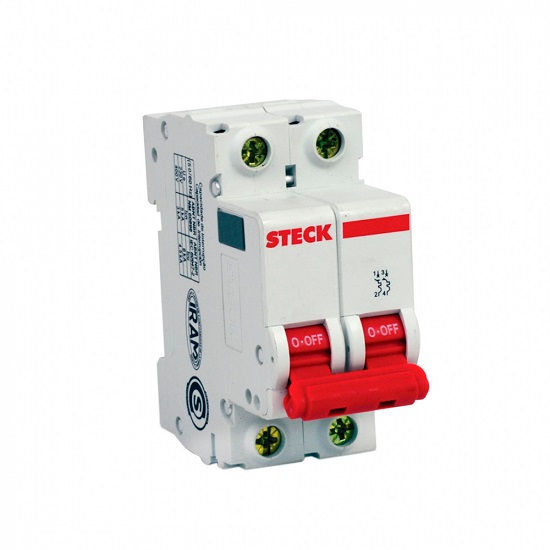 Disjuntor Termomagnético Fixo Bipolar SDZD62 C 20A 10 KA/6 KA 220/380VCA DIN