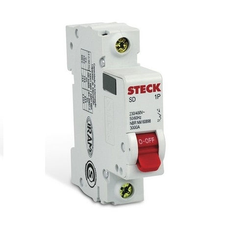 Disjuntor Termomagnético Fixo Unipolar SDD61 B 10A 5 KA/3 KA 127/220VCA DIN