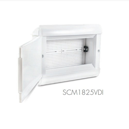 Quadro Distribuição Quadro Distribuição VDI Embutir PVC 180x250 mm Branco Ouro BOX