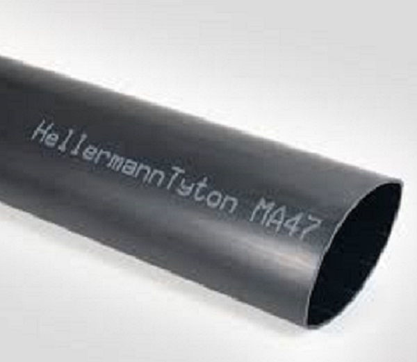 Tubo Termocontrátil PVC 1000VCA 30 mm 1 M Preto 16,0-50,0 mm