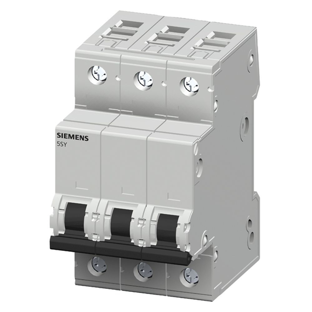 Disjuntor Termomagnético Fixo Tripolar 5SY7 D 50A 25 KA/15 KA 220/380VCA DIN