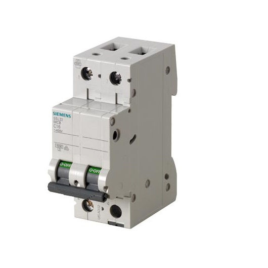 Disjuntor Termomagnético Fixo Bipolar 5SL3 C 32A 7,5 KA/4,5 KA 220/380VCA DIN