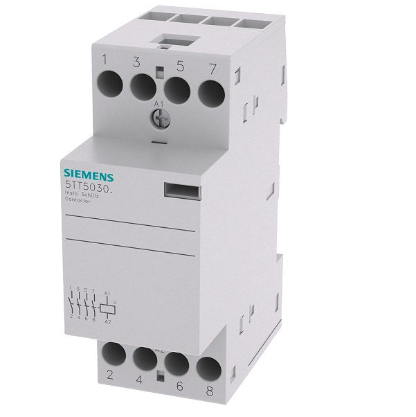 Contator Modular 25A 4NA 220VCA/CC 50/60 Hz 5TT5030-0 para 2 Módulos Conexão para Parafusos