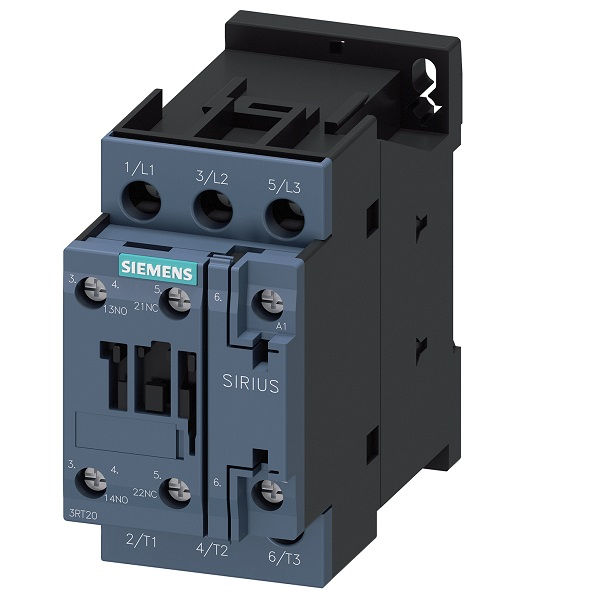 Contator Principal Tripolar 32A S0 1NA+1NF 220VCA 50/60 Hz 3RT2027 Conexão para Parafuso