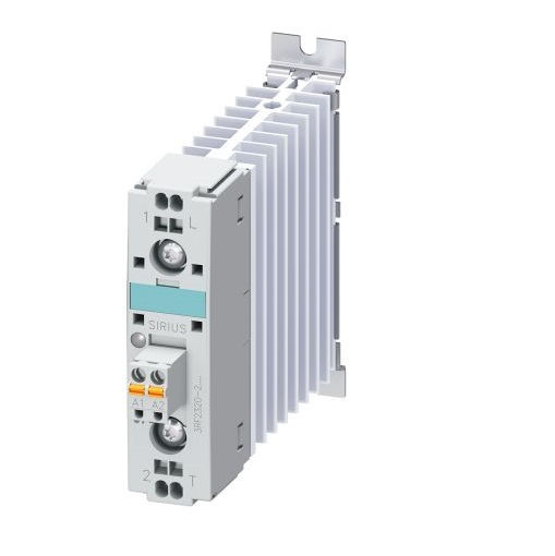 Contator Unipolar Estado Sólido 20A 1NA 24VCC 3RF2320 Conexões para Mola