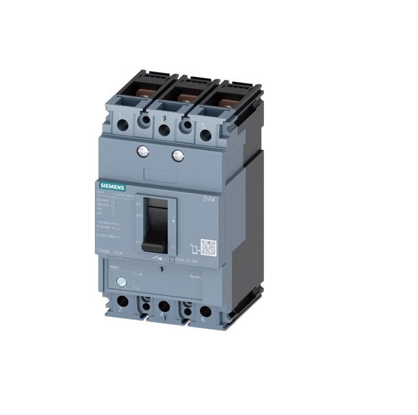 Disjuntor Termomagnético Ajustável Tripolar 3VM12 140-200A 55 KA/36 KA 220/380VCA Caixa Moldada