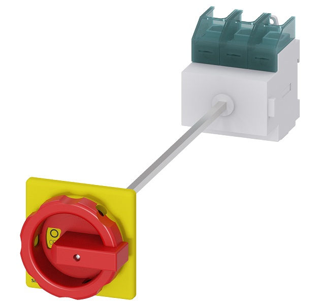 Chave Seccionadora Rotativa (l/d) 3LD27 Tripolar 600VCA 100A sem Porta Fusível com Fixação para Base com Manopla Plástica IP65