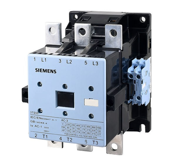 Contator Principal Tripolar 300A S10 2NA+2NF 220VCA 50/60 Hz 3TS55 Smart Conexão para Parafuso