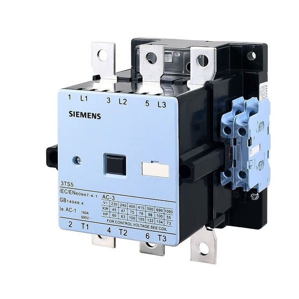 Contator Principal Tripolar 250A S10 2NA+2NF 24VCA 50/60 Hz 3TS54 Smart Conexão para Parafuso