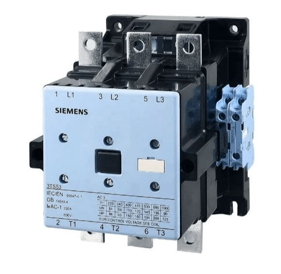 Contator Principal Tripolar 205A S8 2NA+2NF 110VCA 50/60 Hz 3TS53 Smart Conexão para Parafuso