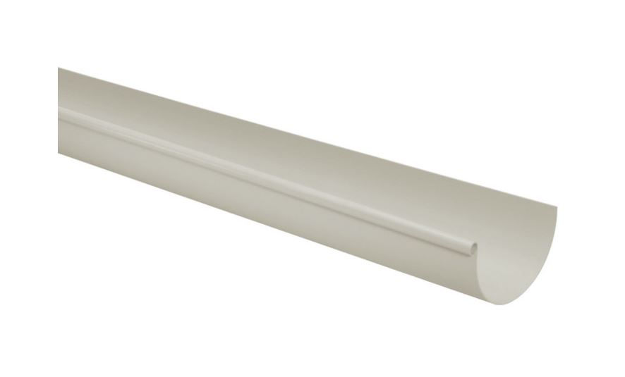 Perfil PVC para Calha Pluvial 170 mmX3 M Cinza Claro