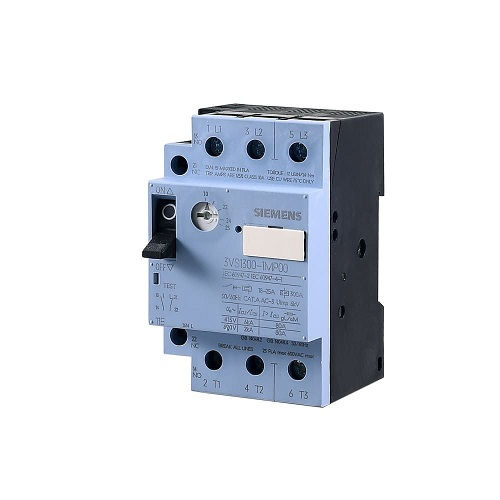 Disjuntor Motor Tripolar 3VS1300 18,00-25,00A Classe 10 Acionamento para Alavanca DIN 1NA+1NF Smart Conexão para Parafuso