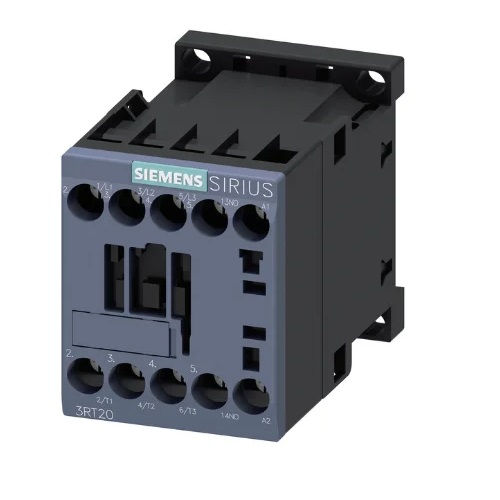 Contator Principal Tripolar 12A Mini S00 1NA 125VCC 3RT2017 Conexão para Parafuso