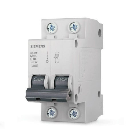 Disjuntor Termomagnético Fixo Bipolar 5SJ12 C 63A 5 KA/3 KA 220/380VCA DIN