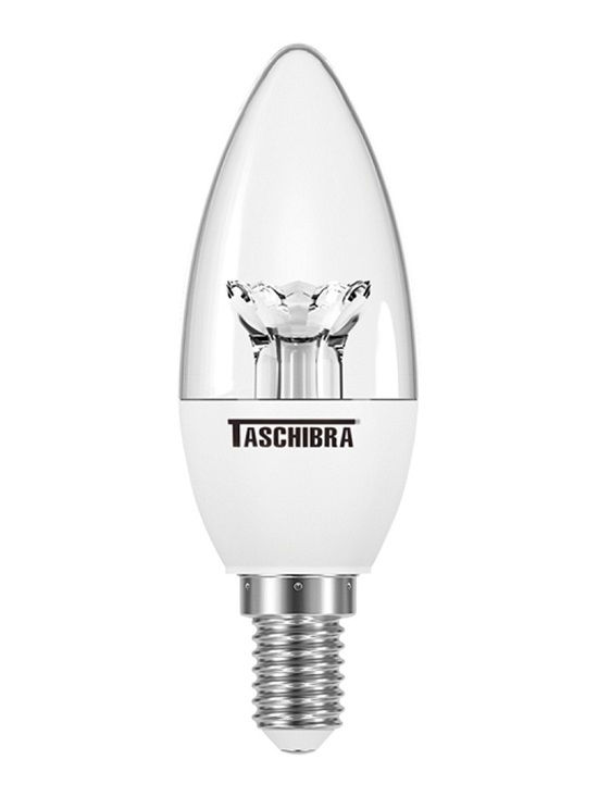 Lâmpada Lâmpada LED 3,1W Vela Clara E14 Bivolt Branca 6500K 260 lm 15000H