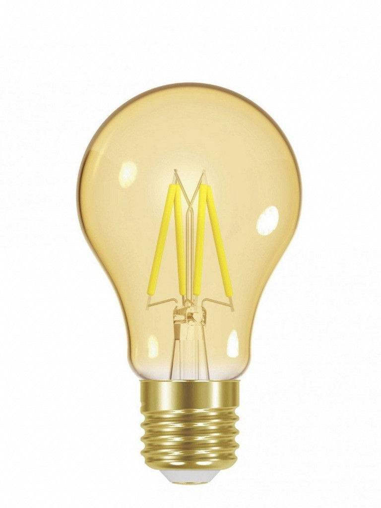 Lâmpada Lâmpada LED 4W Vintage Filamento A60 E27 Bivolt Âmbar 15000H
