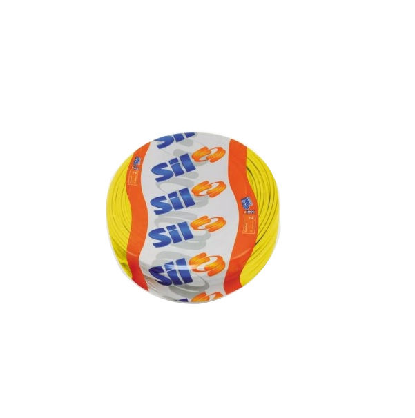 Cabo Cobre Isolado PVC 70G 750V 1x 1,50 mm² Flexível Amarelo NBR 247-3 Classe 5