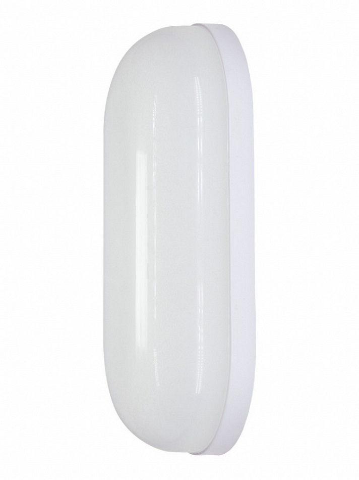 Tartaruga Led Oval 1x18W Policarbonato sem Grade 3000K 1260 lm Branca Bivolt IP65 Force