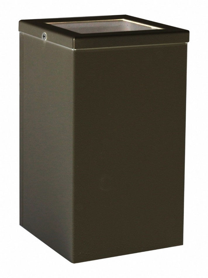 Arandela Sobrepor 2x25W Metal Difusor Vidro GZ10 Preto SOL