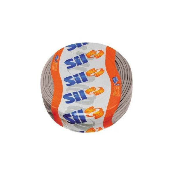 Cabo Cobre Isolado PVC 70G 750V 1x 2,50 mm² Flexível Cinza NBR 247-3 Classe 5