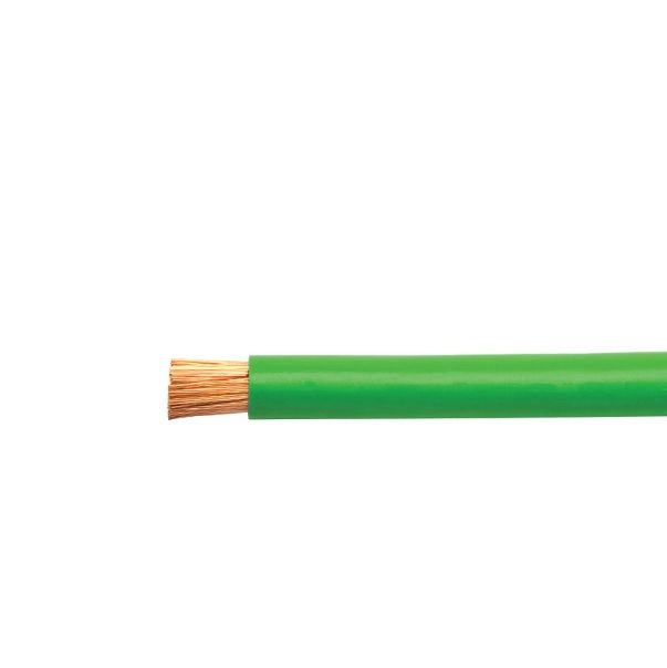 Cabo Cobre Isolado PVC 70G 750V 1x 2,50 mm² Flexível Verde NBR 247-3 Classe 5