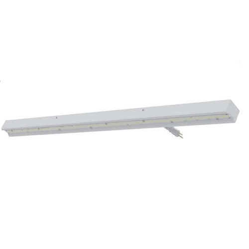 Luminária Industrial LED Sobrepor 1X42W Alumínio Com Difusor Acrílico