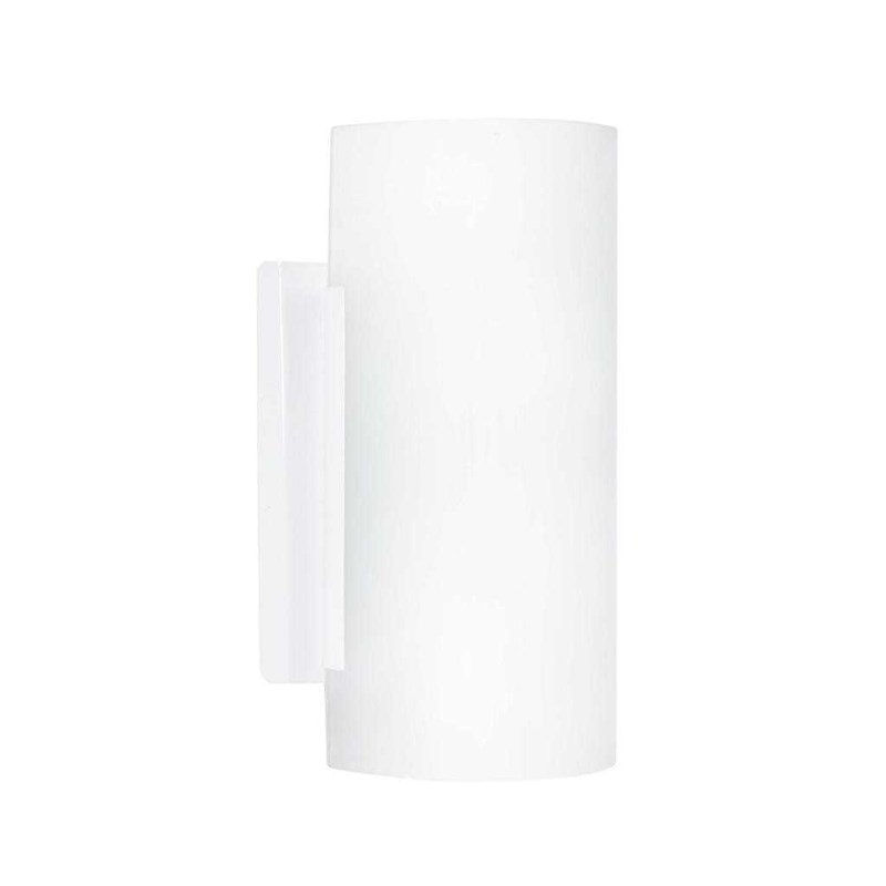 Arandela Sobrepor para Lâmpada LED 1x40W com Vidro Fosco E27 Branco Embau