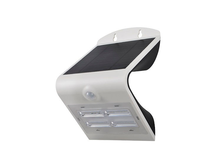 Arandela Led Sobrepor 5W 6500K/3000K 400 lm Branca Sunshine AS3 Solar com Sensor Presença IP65