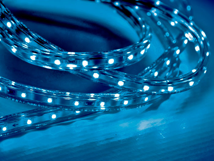 Fita Led 127V Metro Azul IP67 5W/M 20.000H