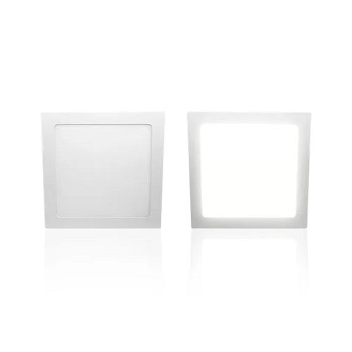 Painel LED Embutir 18W PVC Quadrado 220X220X28MM 1260LM 6500K Branco Bivolt v Taschibra