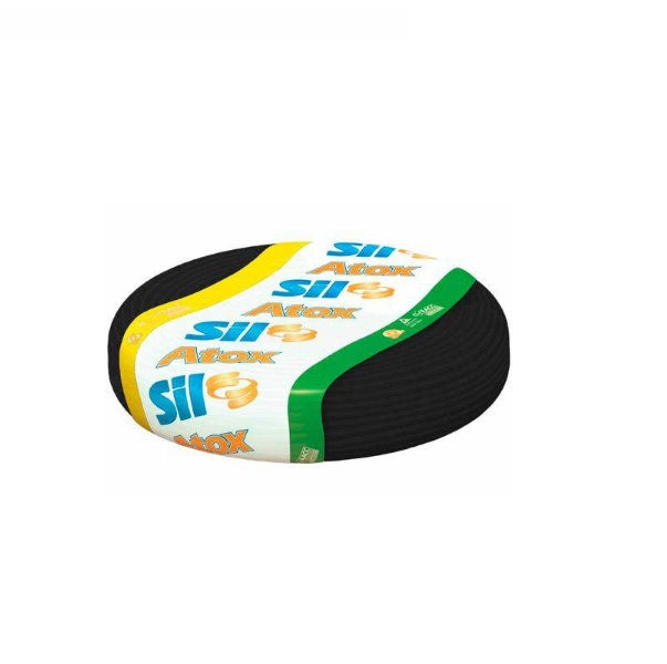 Cabo Cobre Isolado PVC 70G 750V 1x 2,50 mm² ATOX FLEX Preto NBR 13248 Classe 5