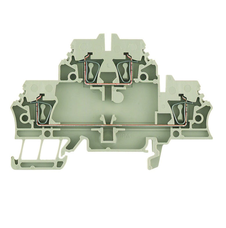 Conector Passagem SAK Poliamida ZDK 500V Bege