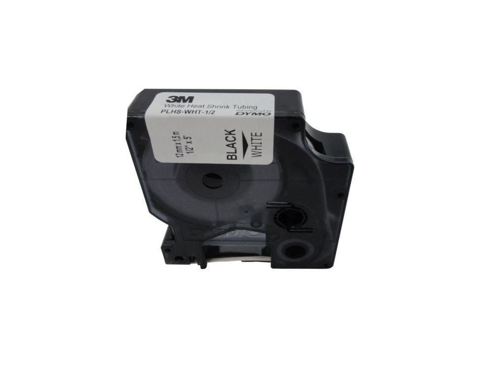 Fita Poliéster Identificação 12 mmX1,5 M para Impressão Térmica Branca e Preta