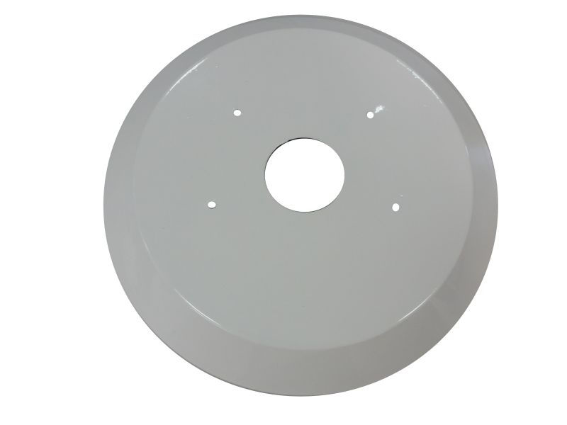 Prato Alumínio para Luminária Industrial 22" Branco