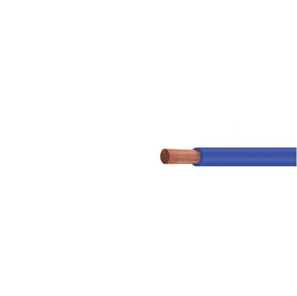 Cabo Cobre Isolado PVC 70G 750V 1x 1,00 mm² Flexível Azul Escuro NBR 247-3 Classe 5