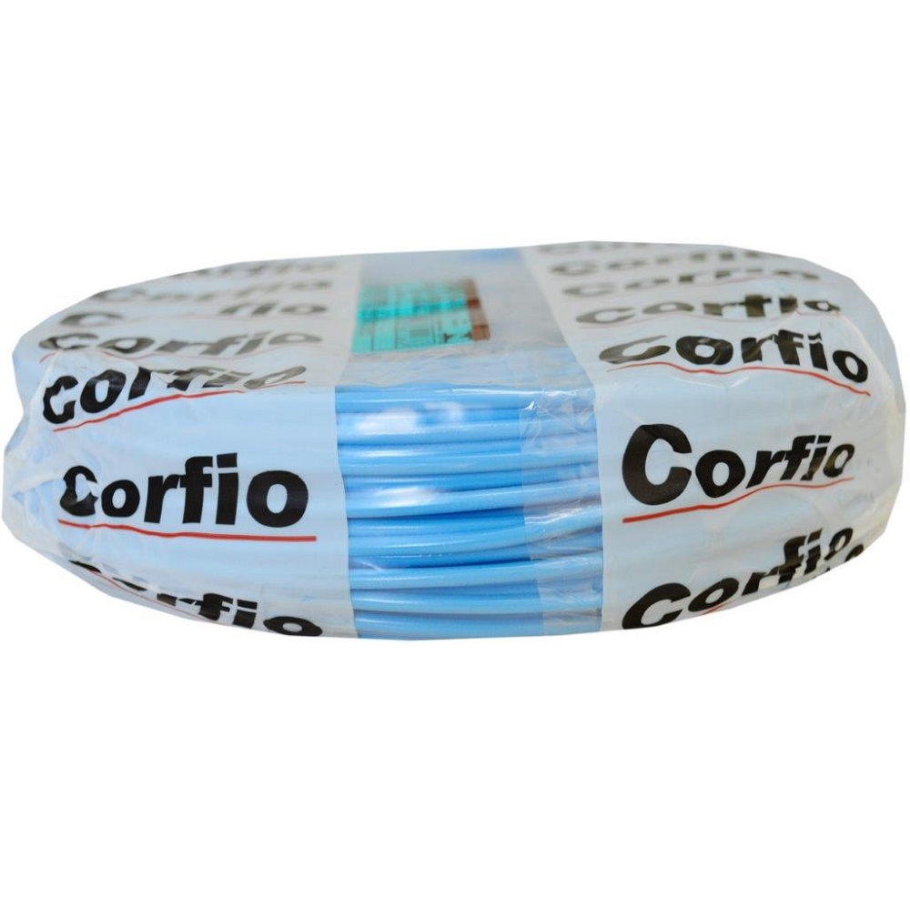 Cabo Cobre Isolado PVC 70G 750V 1x 1,00 mm² Flexível Azul NBR 247-3 Classe 5