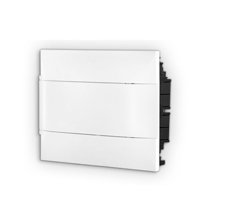 Quadro de Distribuição Quadro de Distribuição PVC Embutir 12 Disjuntores DIN sem Barramento sem Geral Branco Protectbox
