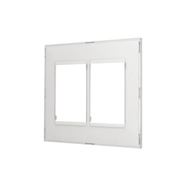 Placa PVC para 6 Módulos 4x4 Kristall Linha Pial PLUS Mais